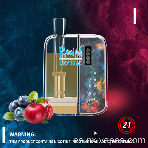 Dispositivo de vape desechable de cristal randm original al por mayor